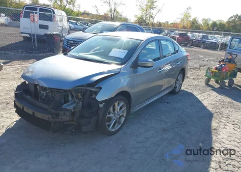 2013 Nissan Sentra Sr из США, поврежденный, VIN 3N1AB7AP7DL622917